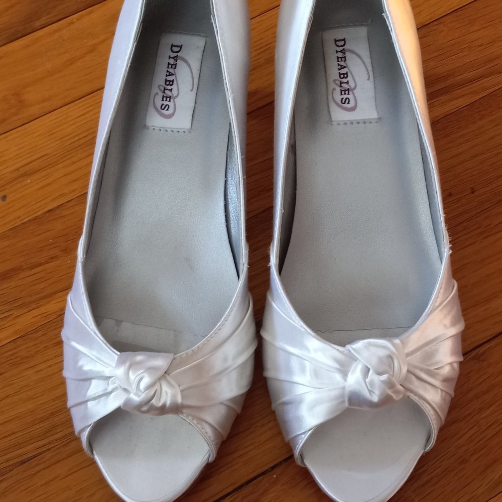 white formal shoes